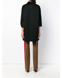 Женское черное пальто от Alberto Biani