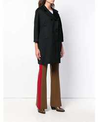 Женское черное пальто от Alberto Biani