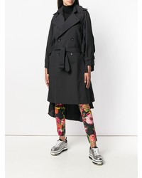 Женское черное пальто от Junya Watanabe