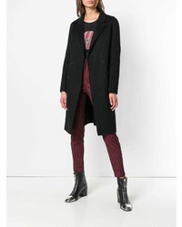 Женское черное пальто от Pinko