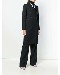 Женское черное пальто от Victoria Beckham