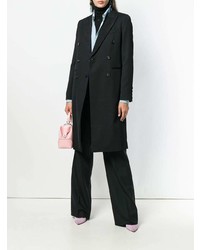 Женское черное пальто от Victoria Beckham