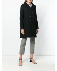 Женское черное пальто от Carven