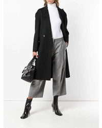 Женское черное пальто от Barbara Bui