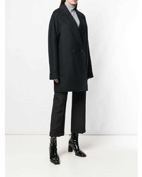 Женское черное пальто от Damir Doma