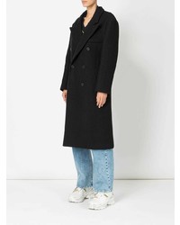 Женское черное пальто от Maison Margiela