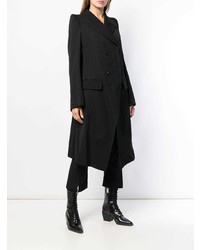 Женское черное пальто от Ann Demeulemeester