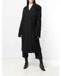 Женское черное пальто от Ann Demeulemeester