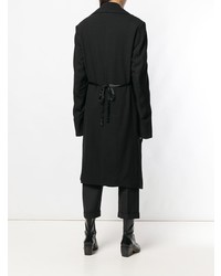 Женское черное пальто от Ann Demeulemeester