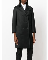 Женское черное пальто от Thom Browne
