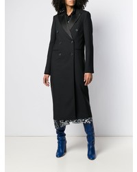 Женское черное пальто от Victoria Beckham