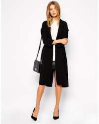 Женское черное пальто от Vila