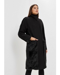 Женское черное пальто от Electrastyle