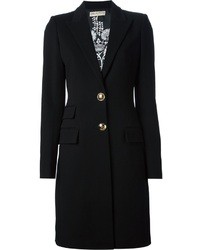Женское черное пальто от Emilio Pucci