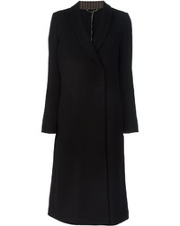Женское черное пальто от Etro