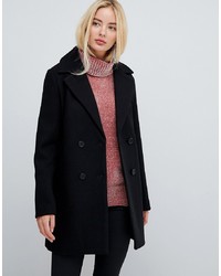 Женское черное пальто от Fashion Union