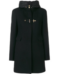 Женское черное пальто от Fay
