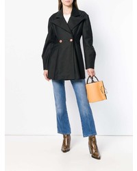 Женское черное пальто от Rejina Pyo