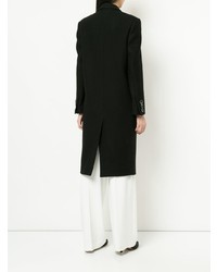 Женское черное пальто от Julia Davidian