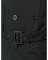 Мужское черное пальто от Herno