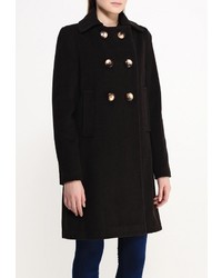 Женское черное пальто от Fontana 2.0