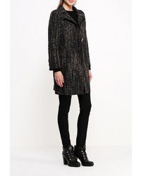 Женское черное пальто от Fontana 2.0