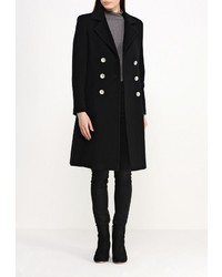 Женское черное пальто от Fontana 2.0