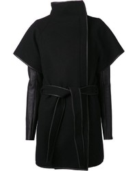 Женское черное пальто от Gareth Pugh
