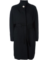 Женское черное пальто от Gianluca Capannolo