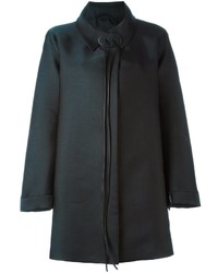 Женское черное пальто от Giorgio Armani