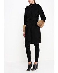 Женское черное пальто от Grand Style