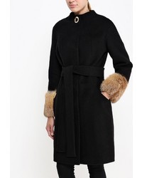 Женское черное пальто от Grand Style