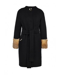 Женское черное пальто от Grand Style