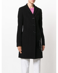 Женское черное пальто от Love Moschino