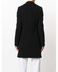 Женское черное пальто от Love Moschino