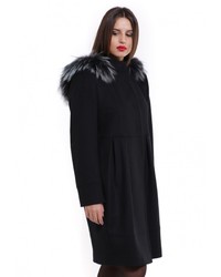 Женское черное пальто от Heresis