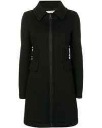 Женское черное пальто от Herno