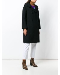 Женское черное пальто от Twin-Set