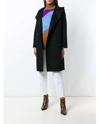 Женское черное пальто от Twin-Set