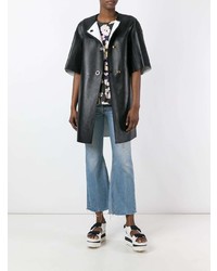 Женское черное пальто от Marni