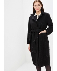 Женское черное пальто от ISYW I sew you wear