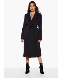 Женское черное пальто от Ivyrevel