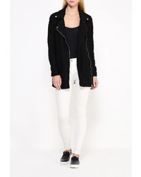 Женское черное пальто от Jennyfer