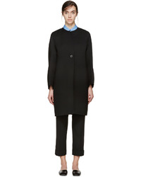 Женское черное пальто от Jil Sander