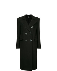 Женское черное пальто от Julia Davidian