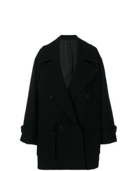 Женское черное пальто от Juun.J