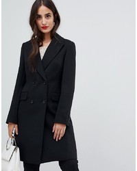 Женское черное пальто от Karen Millen