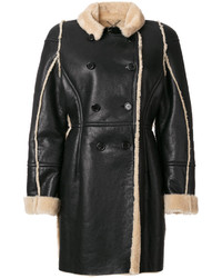 Женское черное пальто от Kenzo