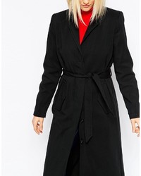 Женское черное пальто от Wood Wood