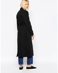 Женское черное пальто от Wood Wood